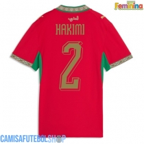 Camisa de time de futebol Marrocos Achraf Hakimi #2 Replicas 1º Equipamento Feminina Mundo 2026 Manga Curta